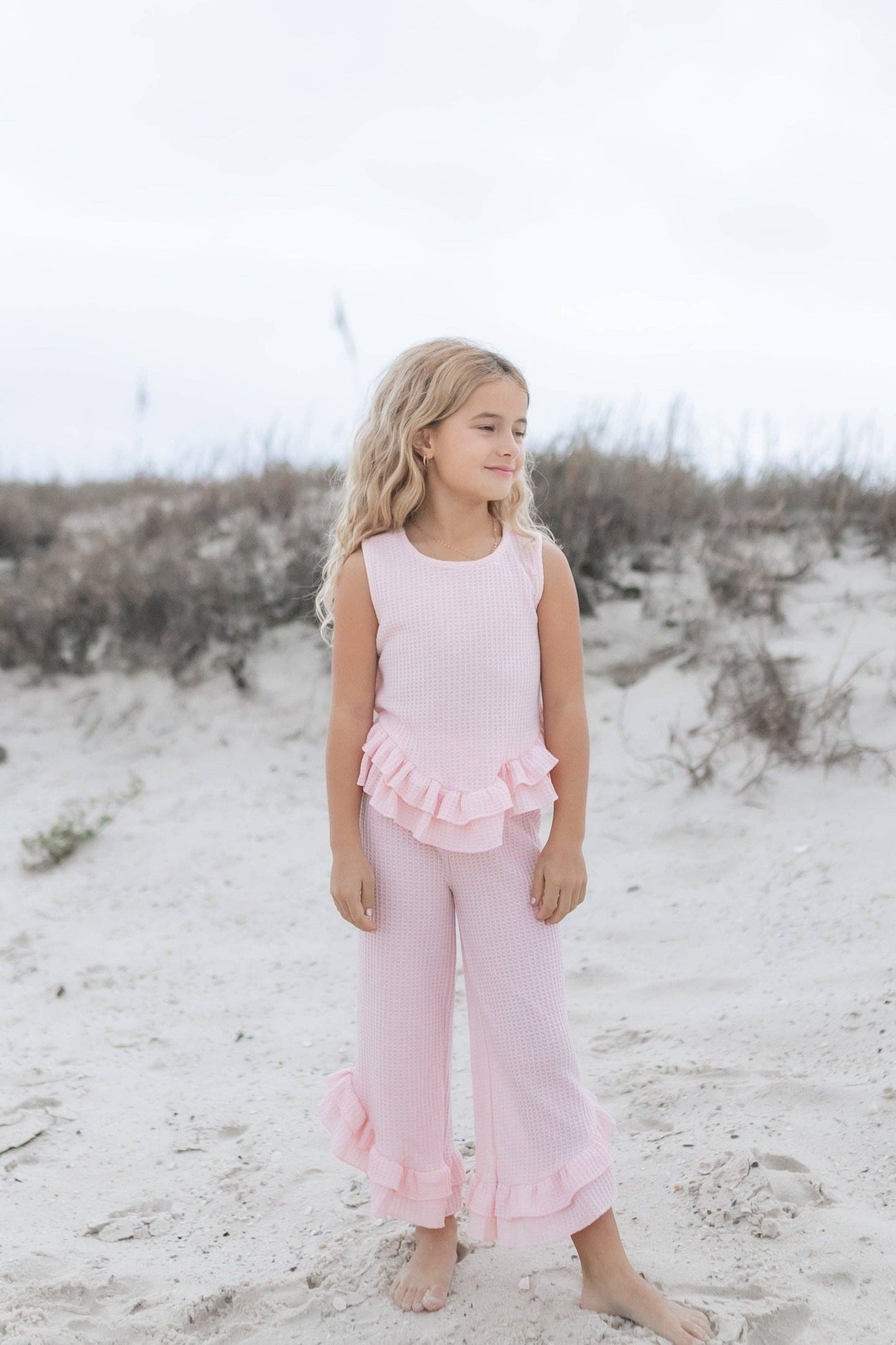 Kim Pink Ruffle Set
