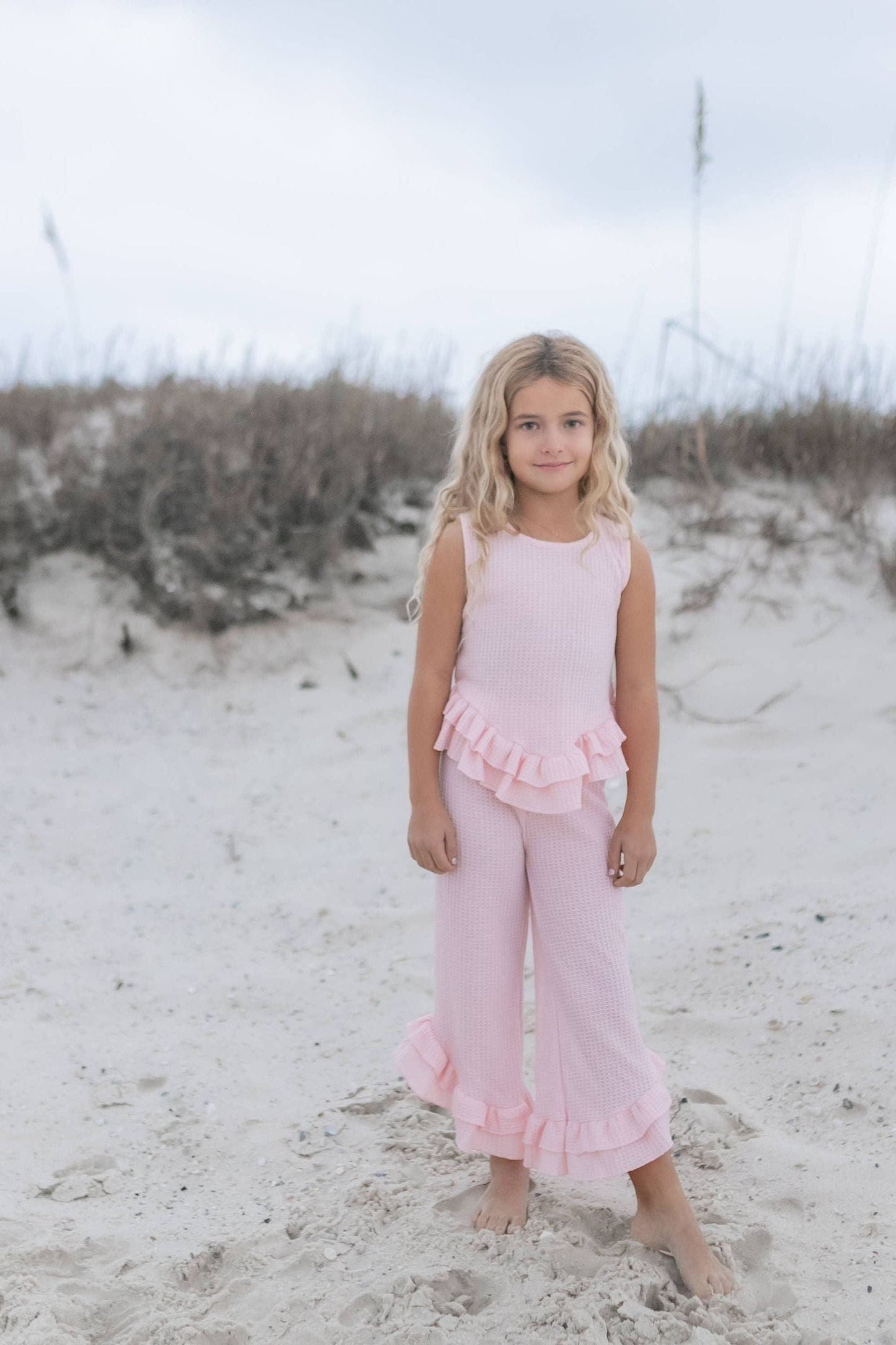 Kim Pink Ruffle Set