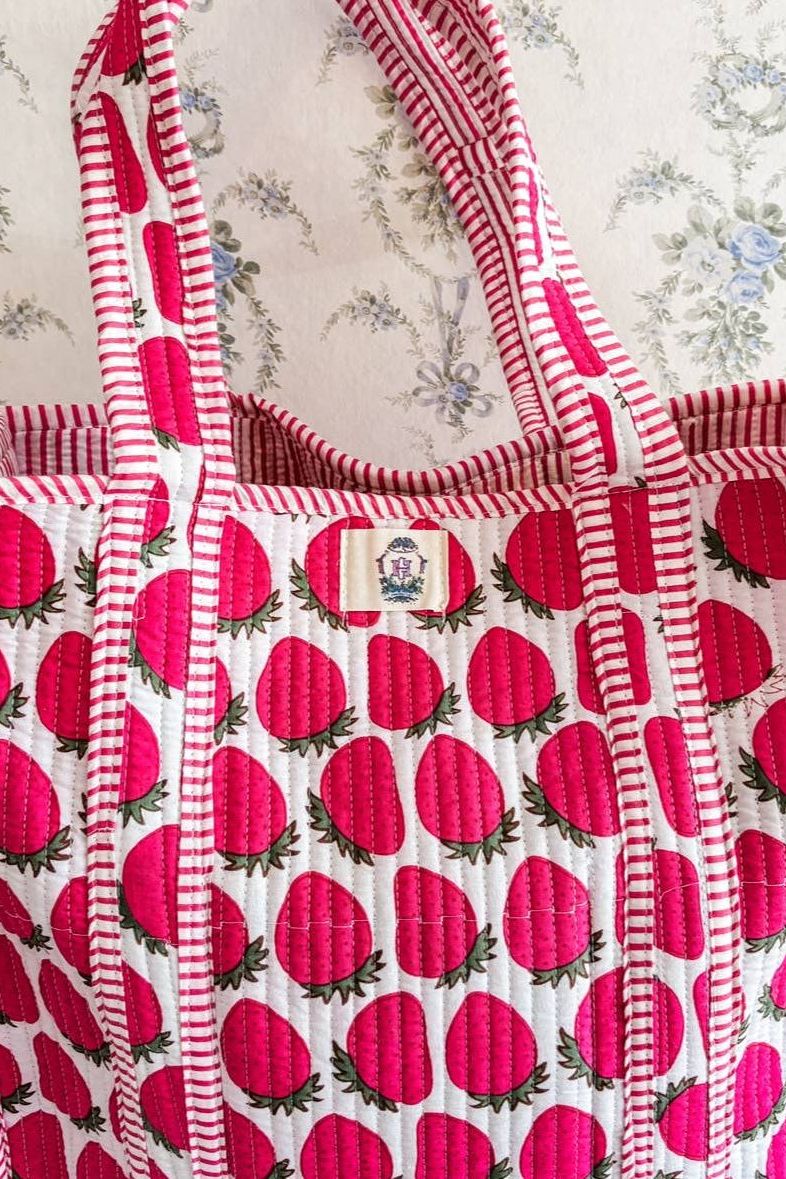 Sassy Strawberry Tote