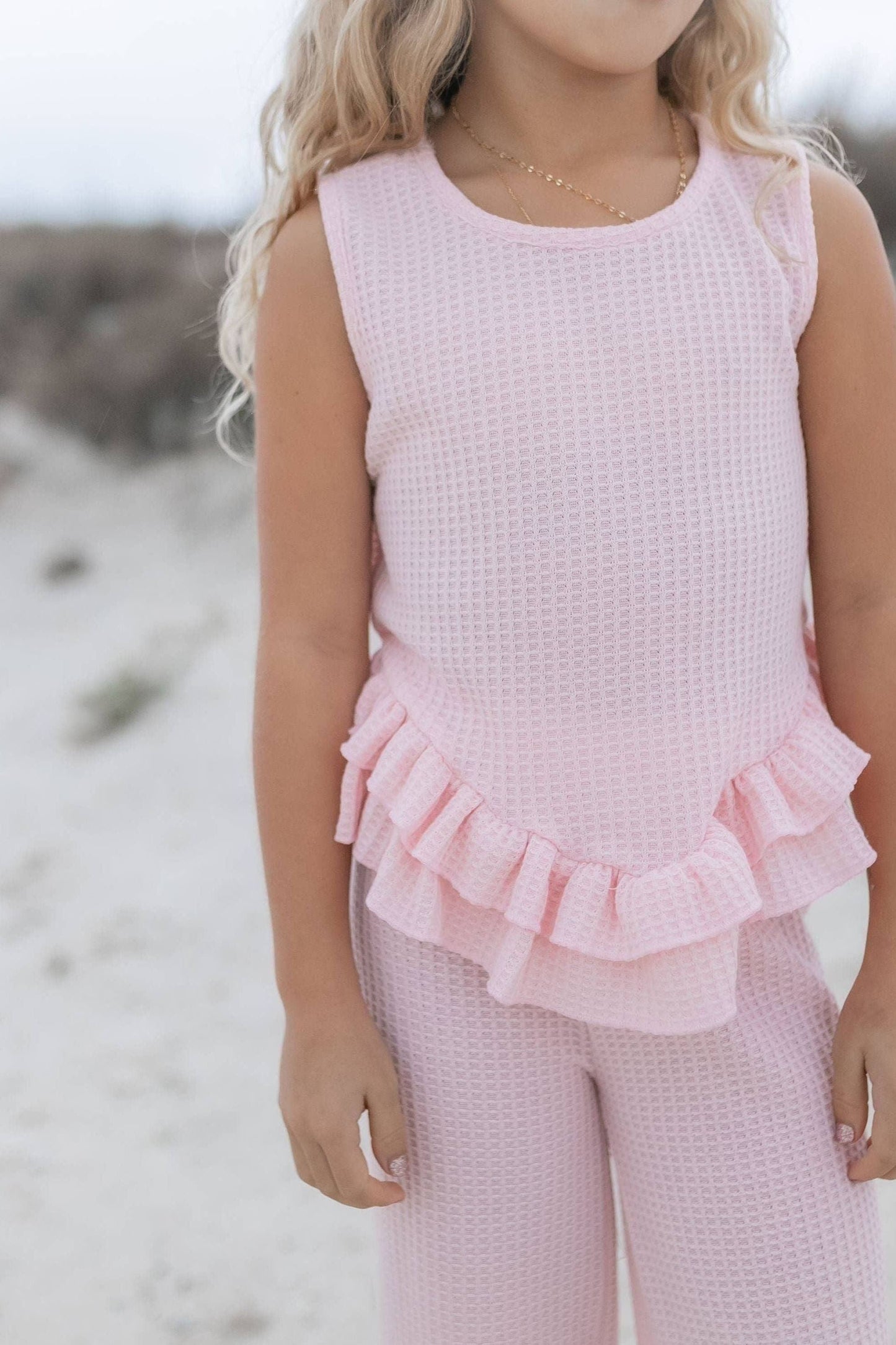 Kim Pink Ruffle Set