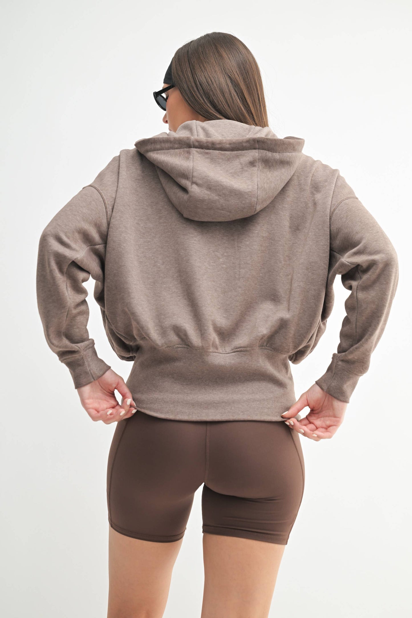 Fleece Hoodie Jacket : Rich Soil