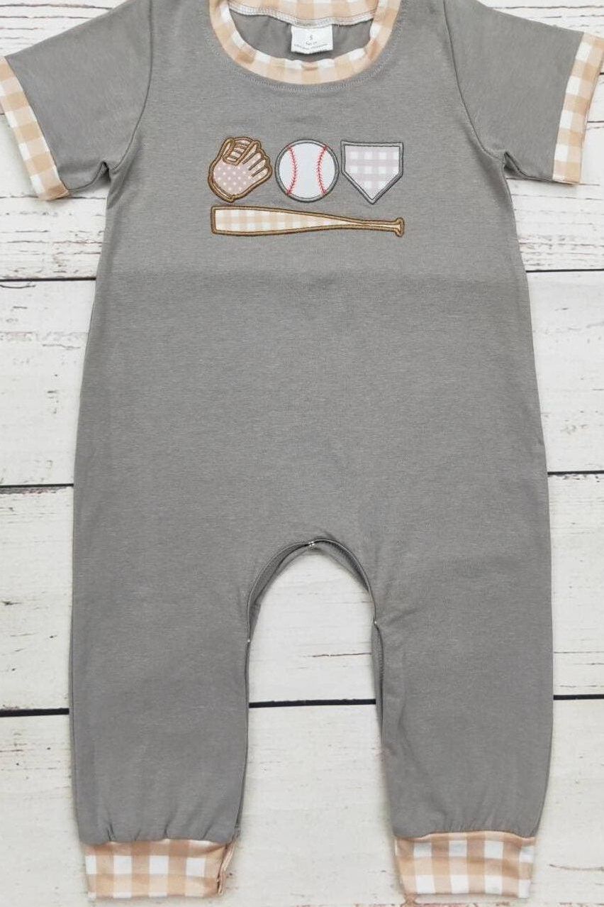 Baseball Romper