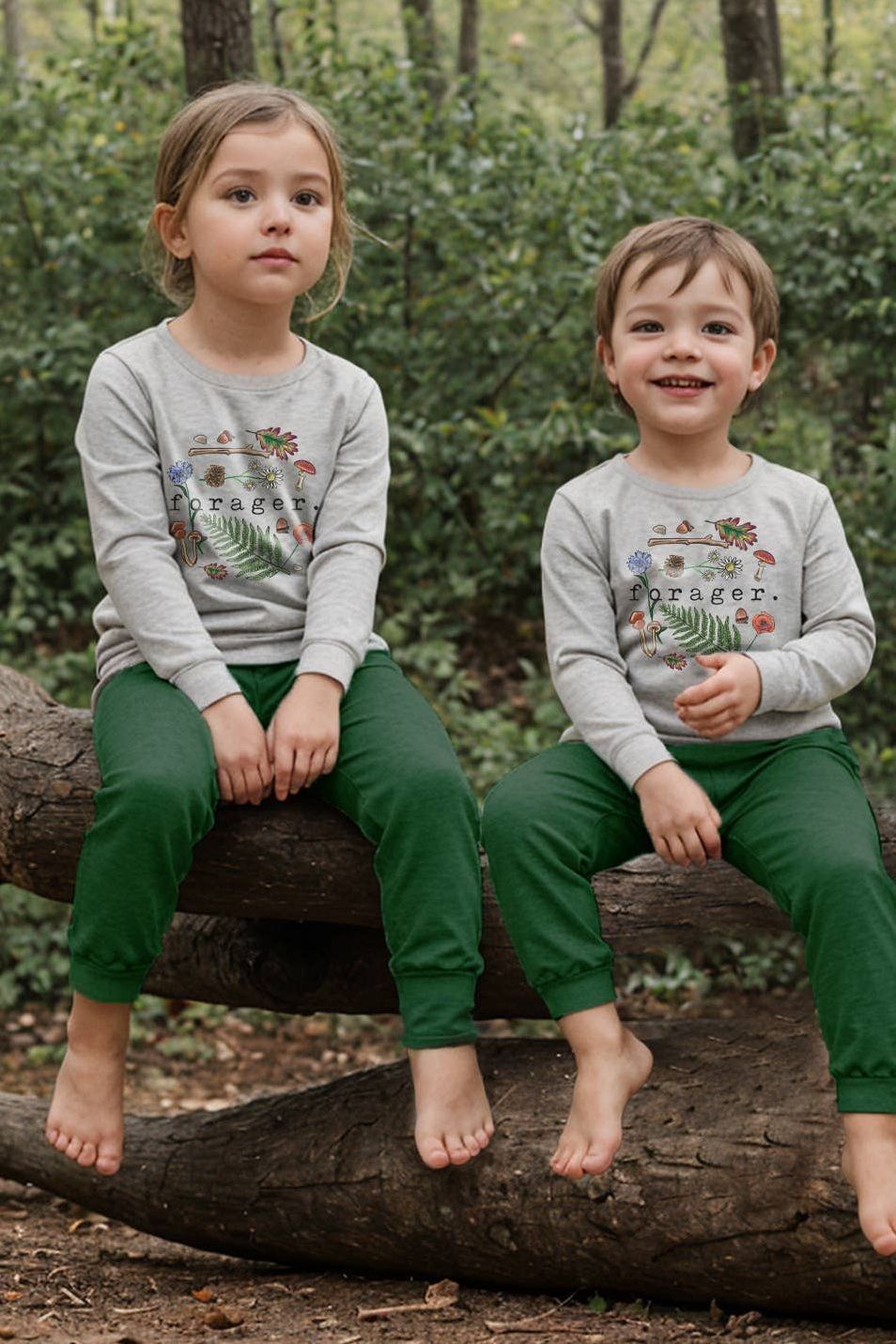 Olive Green Toddler Joggers