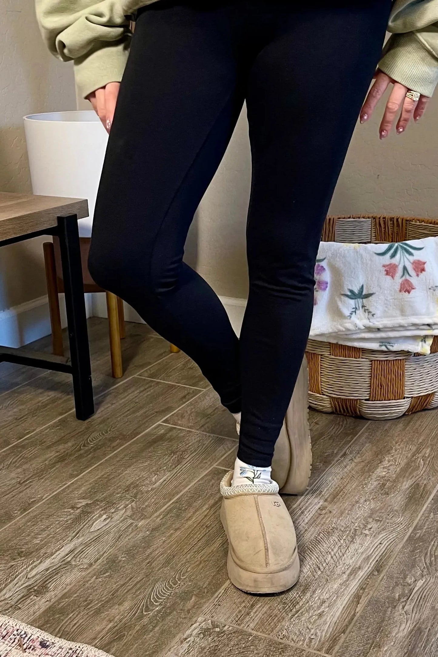 Lounge With Me Leggings in Black