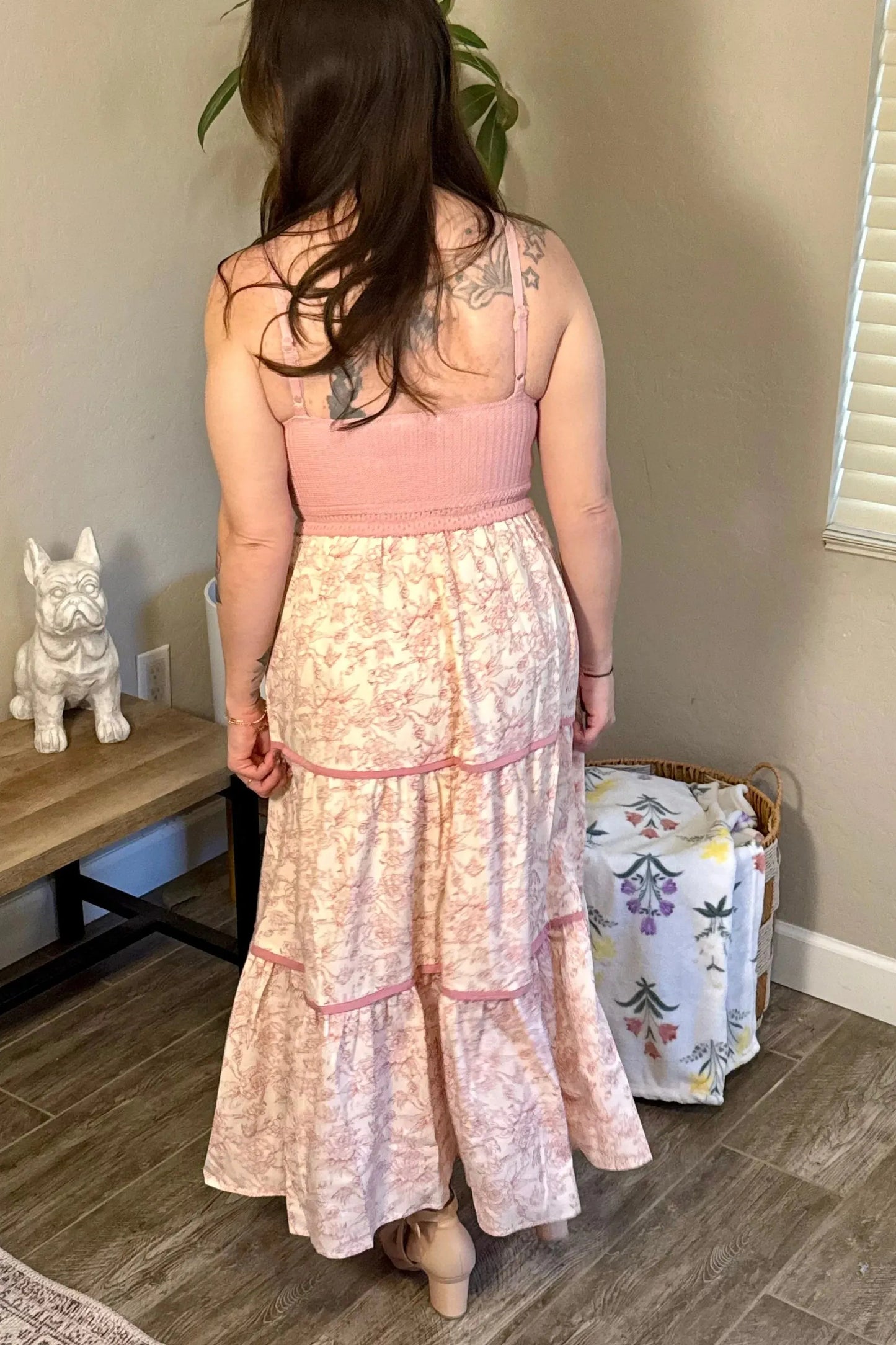 Romantic Floral in baby pink