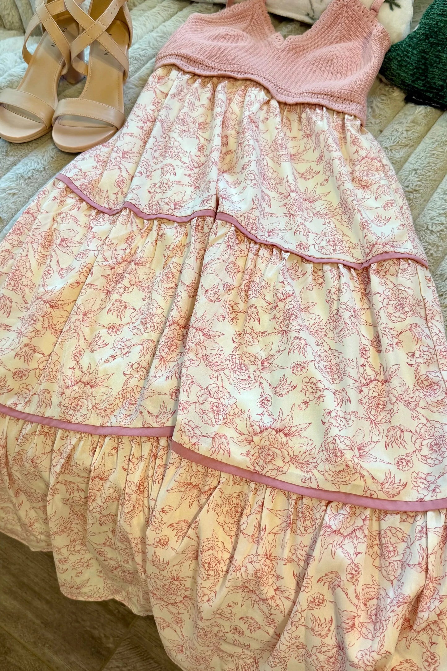 Romantic Floral in baby pink