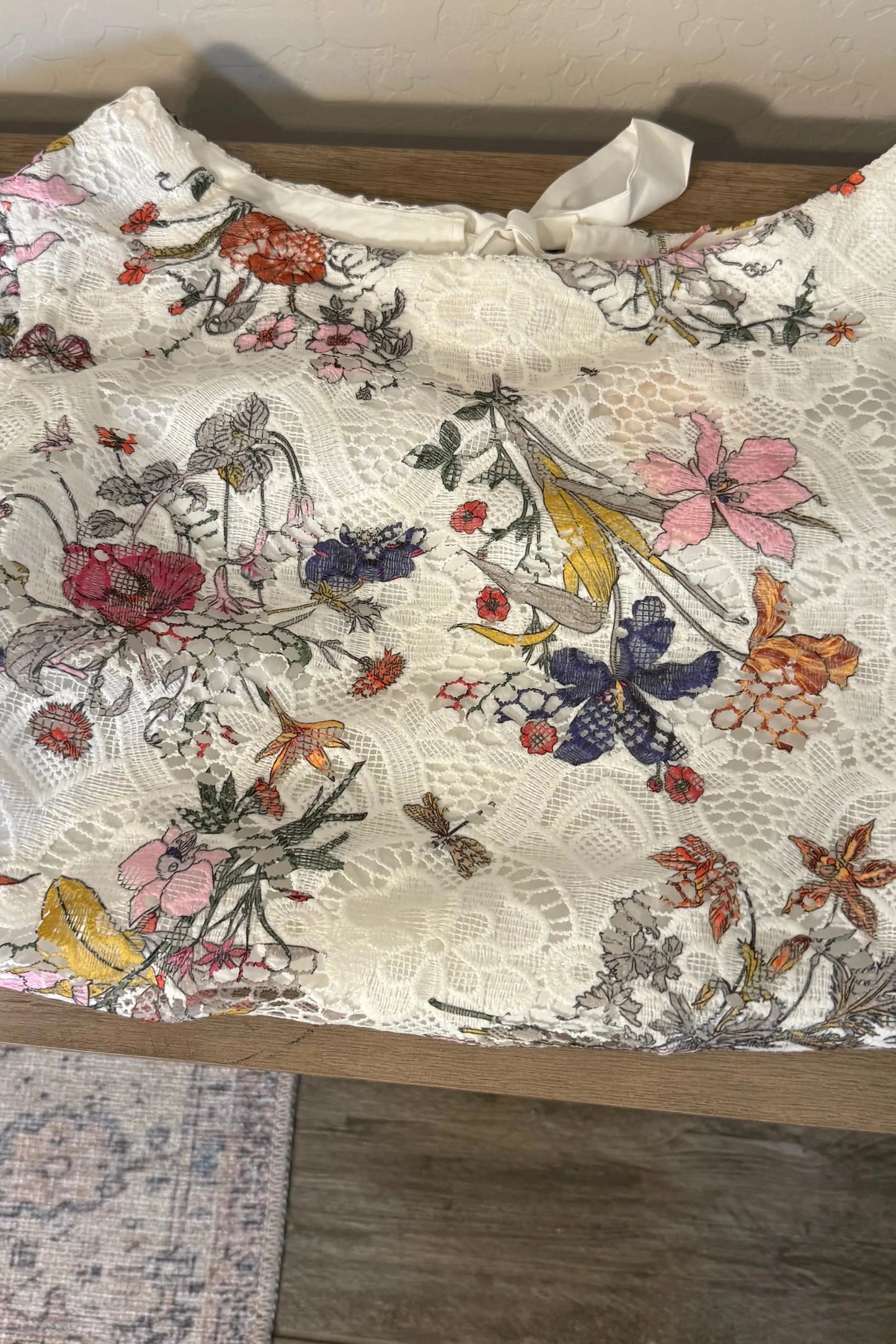 Posh Floral Lace Shirt