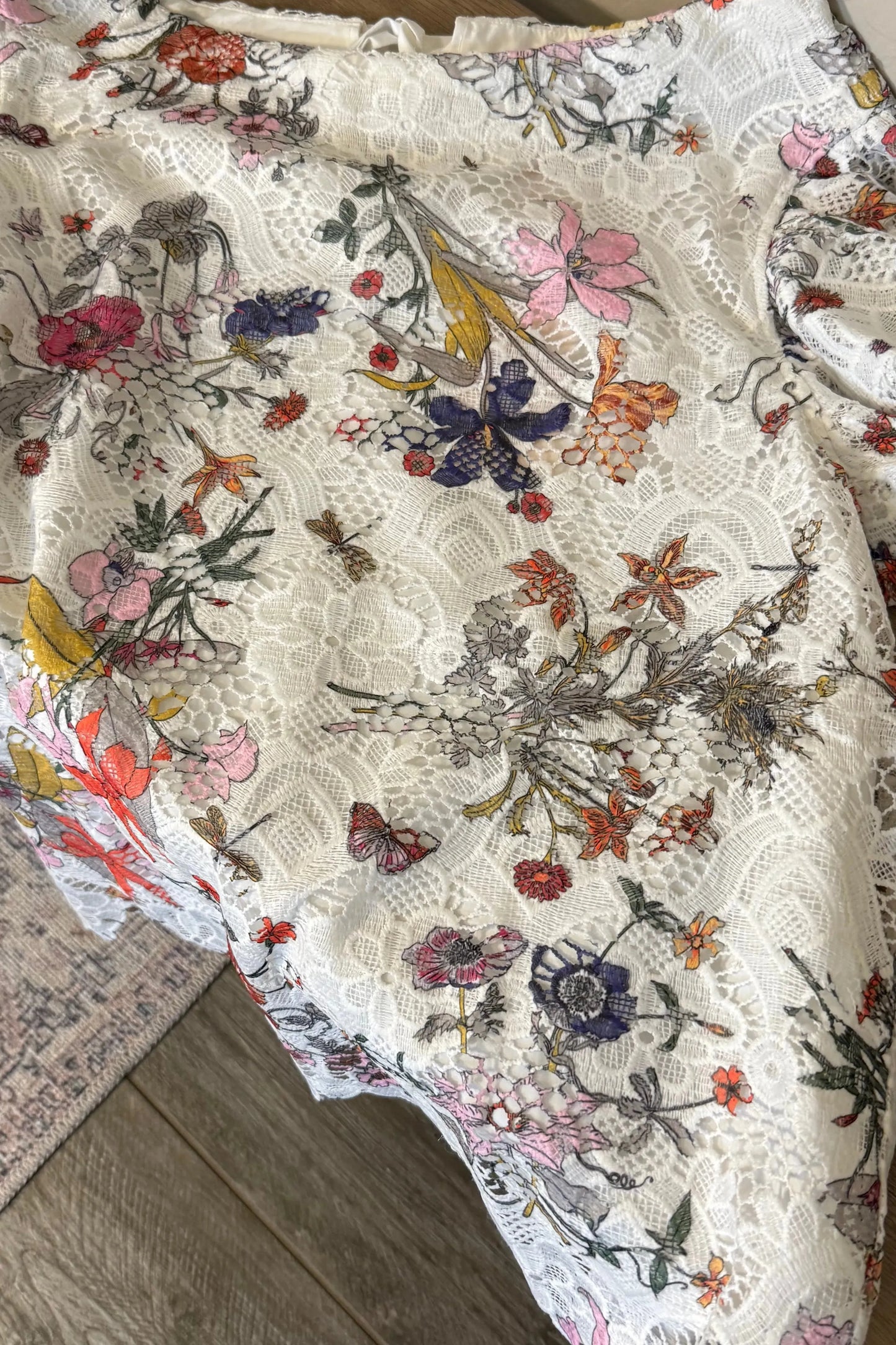 Posh Floral Lace Shirt