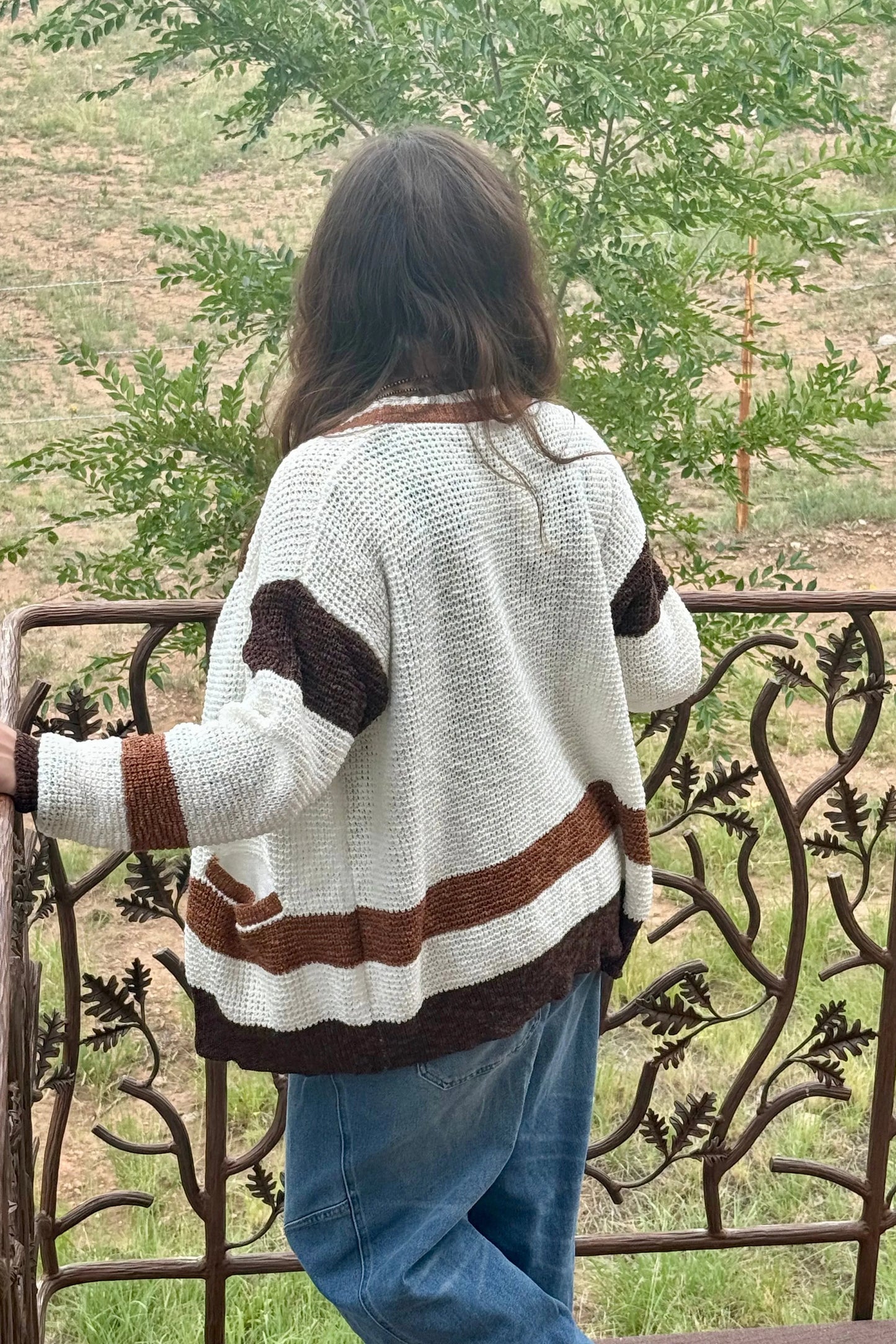 Regan Color Block Cardigan