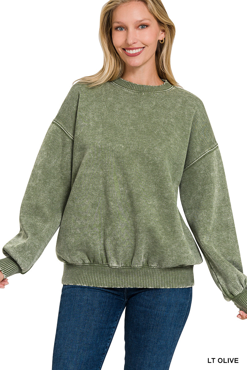 Rainy Day Accid Wash Sweatshirt