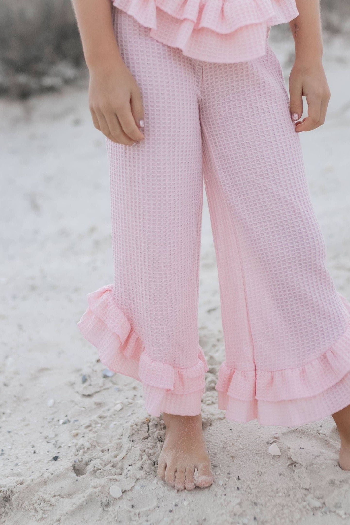 Kim Pink Ruffle Set