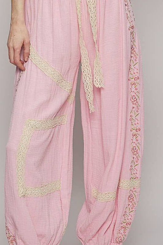 Vintage Lace Joggers