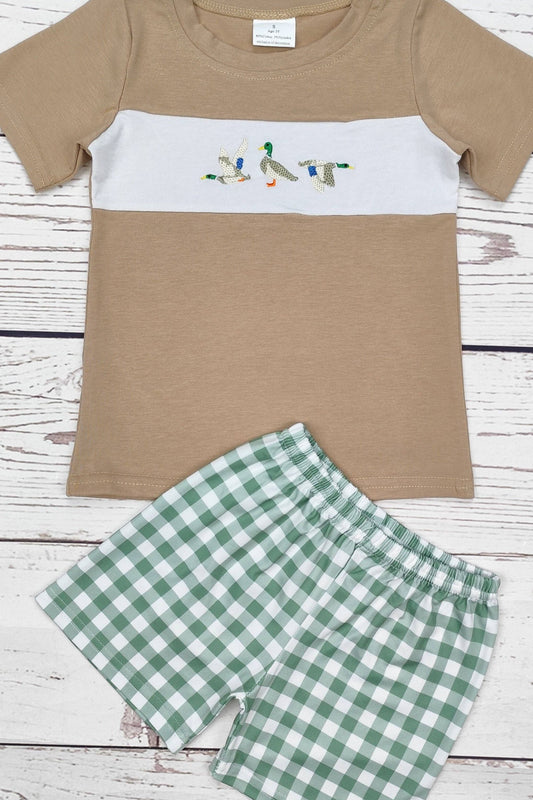 Duck Duck and Duck Checkered Set