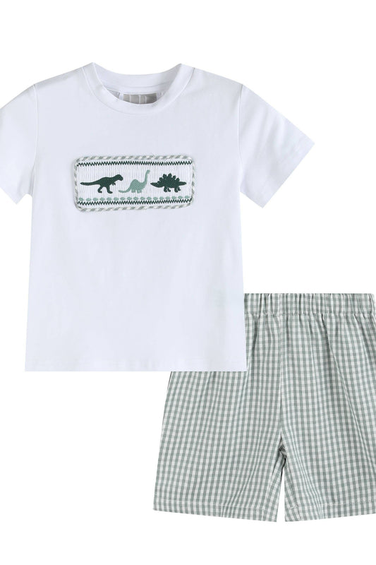 White Dinosaur Set