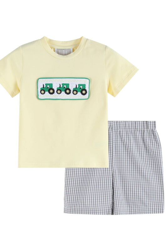 Green Tractor Set