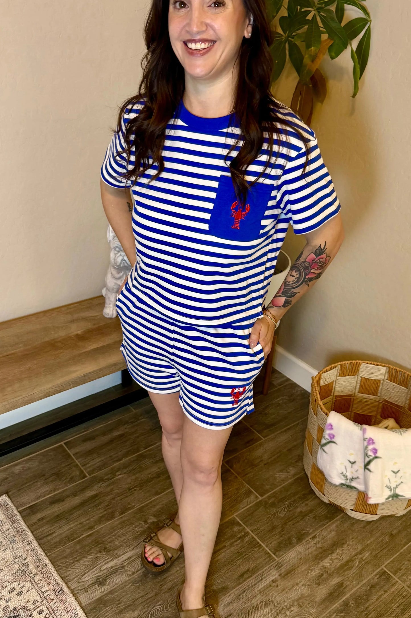 Lenny the Lobster Stripe Top