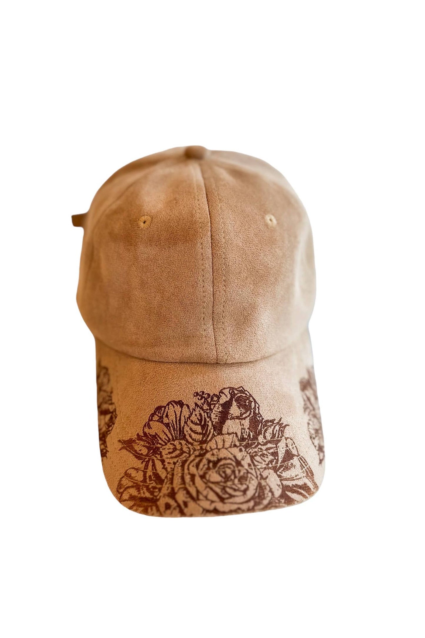 Suede Hat Burnt Rose